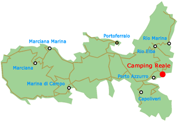 Island of Elba map